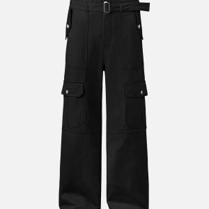 Concert Outfit High Street Pocket Cargo Casual Pants