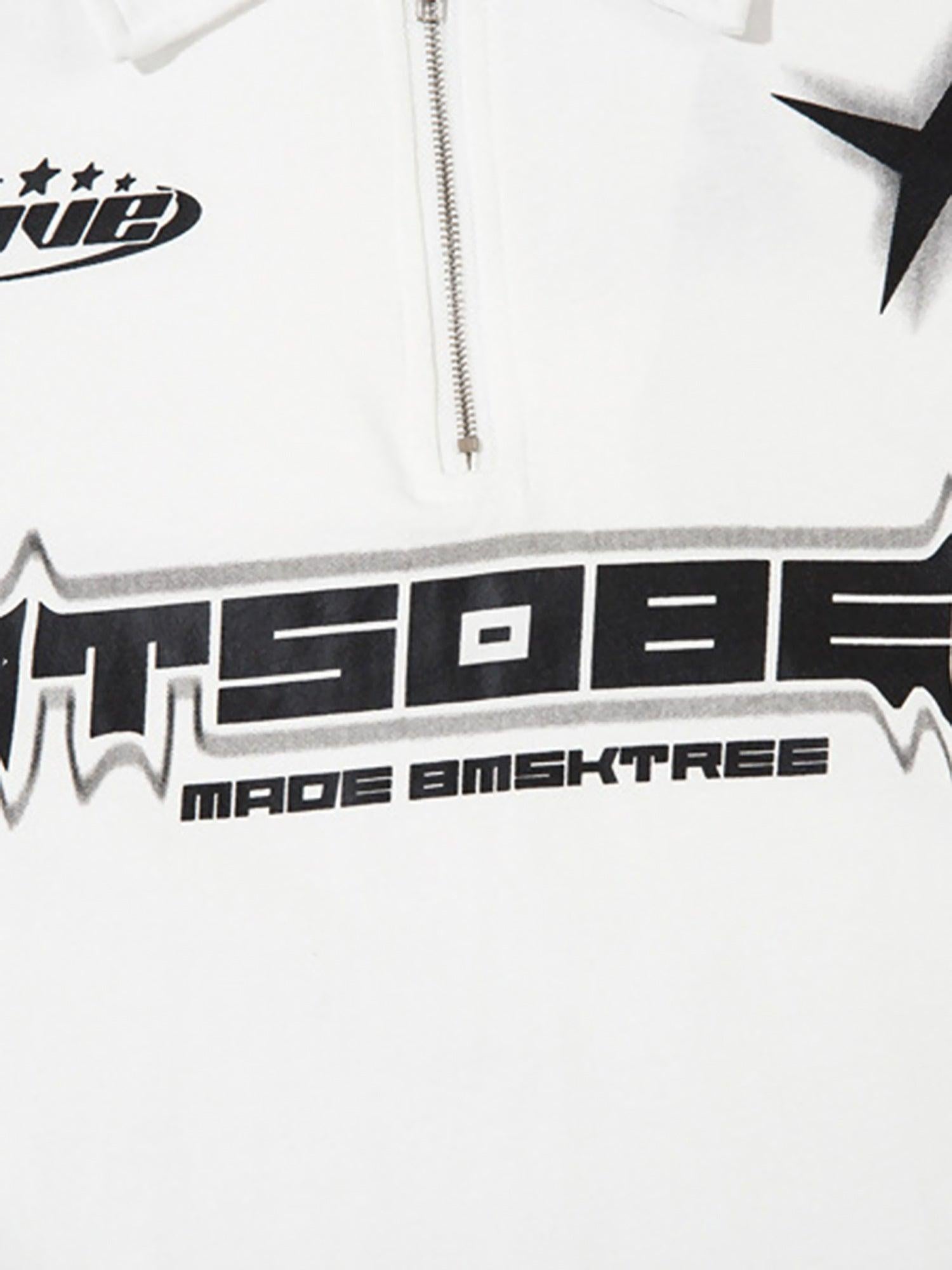 Concert Outfit High Street Racing Long Sleeve Polo Shirt Concert Outfit High Street Racing Long Sleeve Polo Shirt