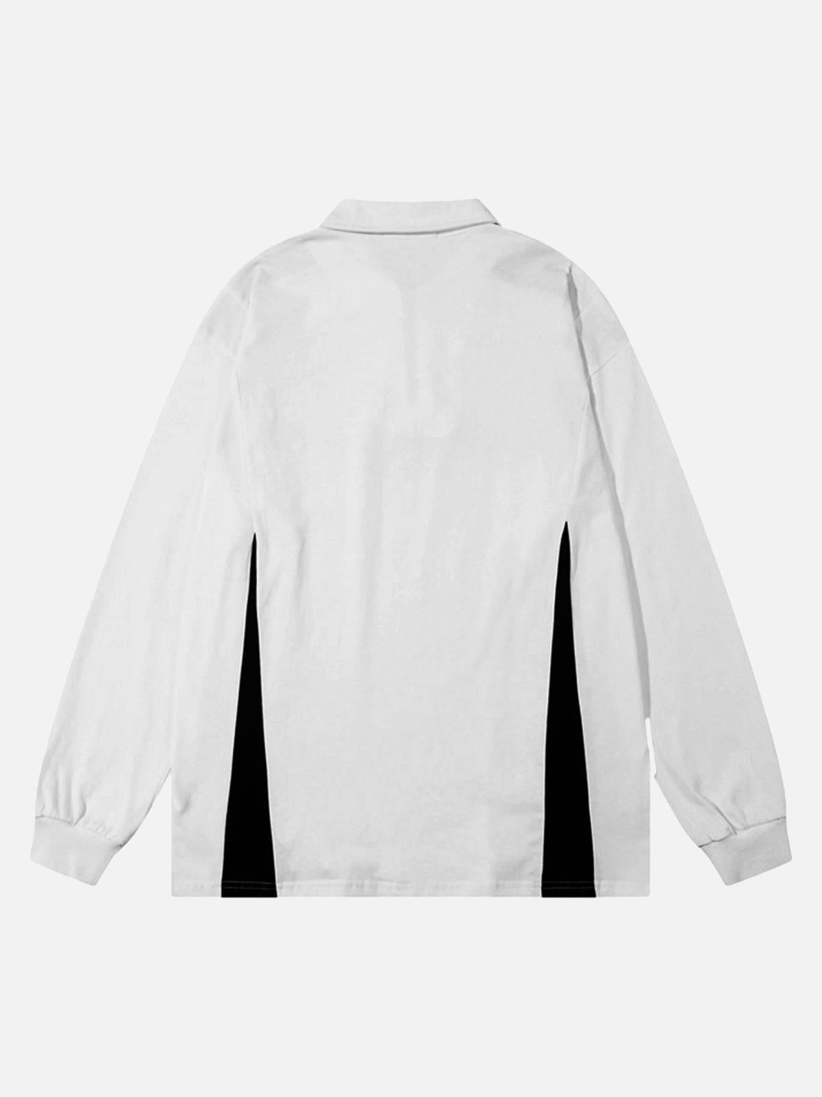 Concert Outfit High Street Racing Long Sleeve Polo Shirt Concert Outfit High Street Racing Long Sleeve Polo Shirt