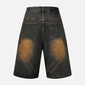 Concert Outfit High Street Ripped Denim Shorts