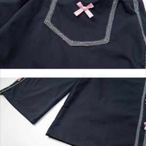 Concert Outfit High Street Side Bow Decoration Pant