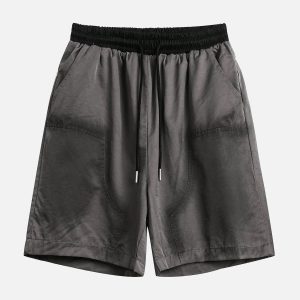 Concert Outfit High Street Spray Paint Casual Shorts