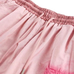 Concert Outfit High Street Spray Paint Casual Shorts