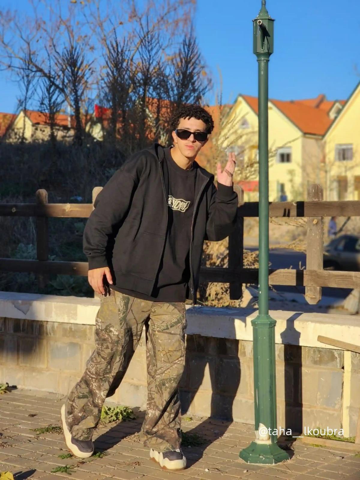 Concert Outfit High Street Trendy Design Printed Casual Pants Concert Outfit High Street Trendy Design Printed Casual Pants