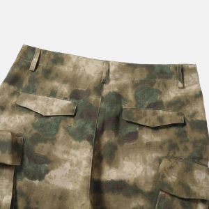 Concert Outfit High Street Vibe Camouflage Overalls