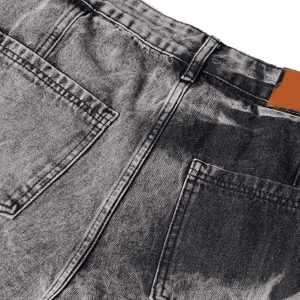 Concert Outfit High Street Washed Distressed Work Jeans