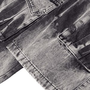 Concert Outfit High Street Washed Distressed Work Jeans