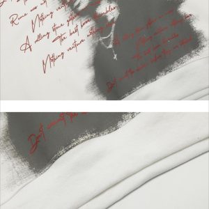 Concert Outfit High Street Washed Print Hoodie