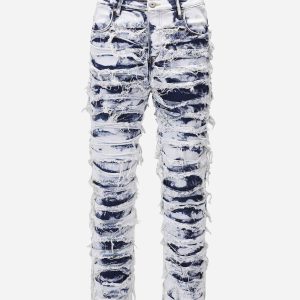 Concert Outfit High Street Washed Slim Fit Jeans