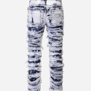 Concert Outfit High Street Washed Slim Fit Jeans