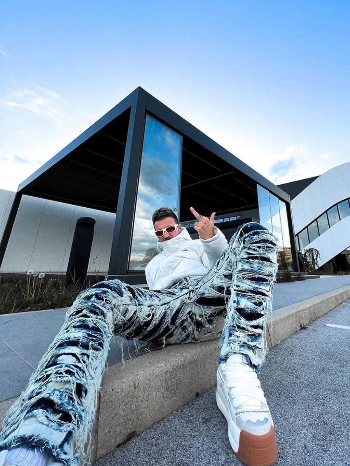 Concert Outfit High Street Washed Slim Fit Jeans Concert Outfit High Street Washed Slim Fit Jeans