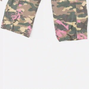 Concert Outfit Hip-Hop Camouflage Cargo Pants with Multi-Pockets