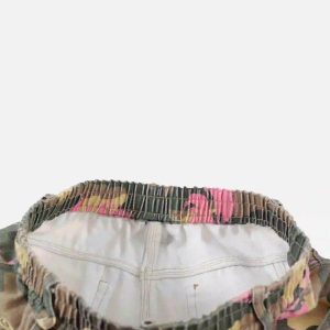 Concert Outfit Hip-Hop Camouflage Cargo Pants with Multi-Pockets