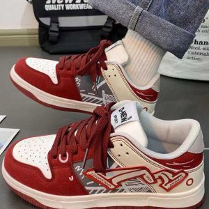 Concert Outfit Hip-Hop Graffiti Board Shoes For Couples