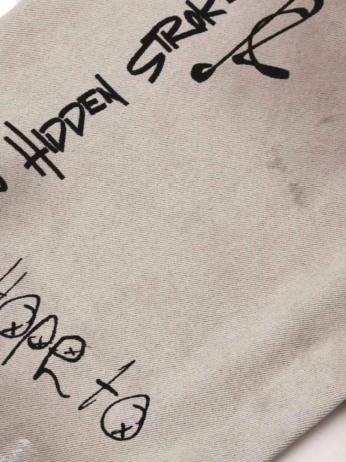 Concert Outfit Hip-Hop Graffiti Distressed Jeans Concert Outfit Hip-Hop Graffiti Distressed Jeans