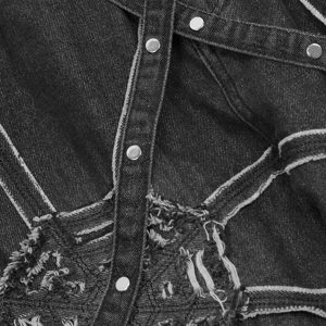 Concert Outfit Hip-Hop High Street Spider Web Jeans