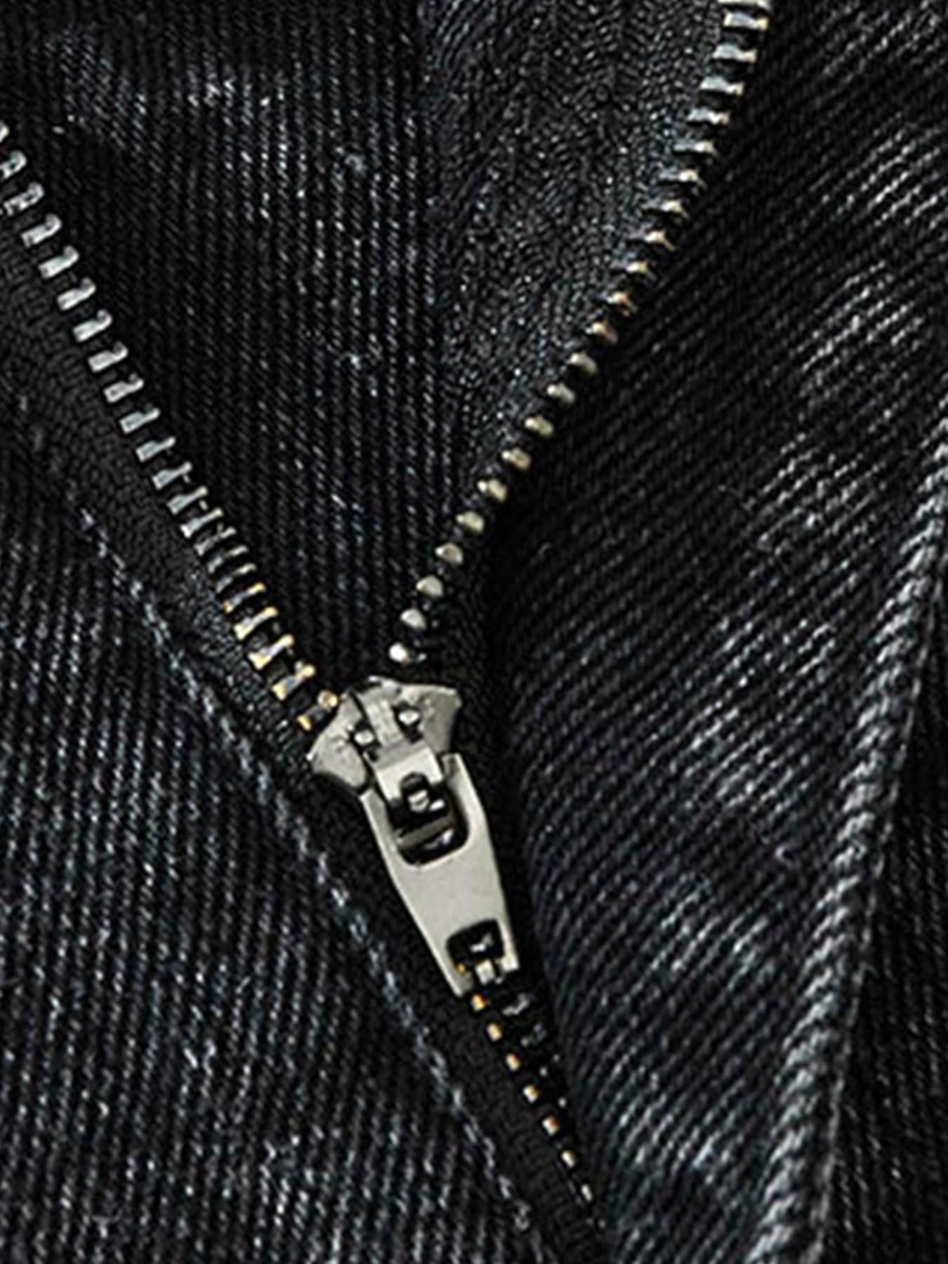 Concert Outfit Hip-Hop Retro Wash Denim Straight-Leg Pants Concert Outfit Hip-Hop Retro Wash Denim Straight-Leg Pants