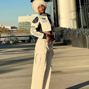 Concert Outfit Hip Hop Straight Cargo Pants