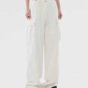 Concert Outfit Hip Hop Straight Cargo Pants