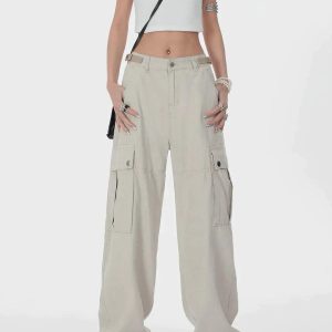 Concert Outfit Hip Hop Straight Cargo Pants