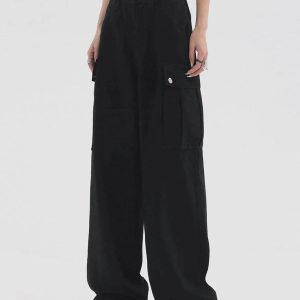 Concert Outfit Hip Hop Straight Cargo Pants