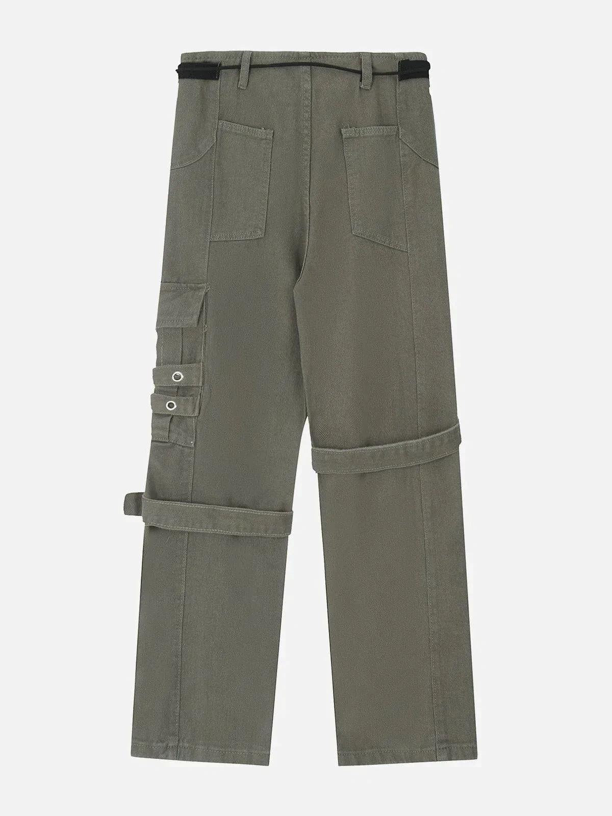 Concert Outfit Hip Hop Straps Jeans Concert Outfit Hip Hop Straps Jeans