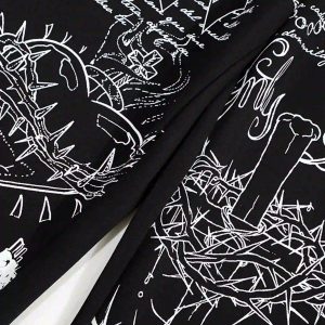 Concert Outfit Hip-Hop Street Print Casual Pants