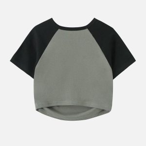 Concert Outfit Hollow Embroidery Pleating Tee