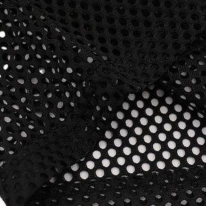 Concert Outfit Hollow Sports Mesh Embroidered Letters Vest