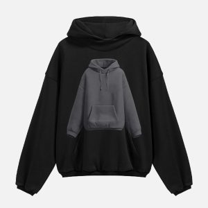 Concert Outfit Hoodie Pattern Printed Hoodie