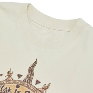 Concert Outfit Ink-Splashed Sun God Worn T-Shirt