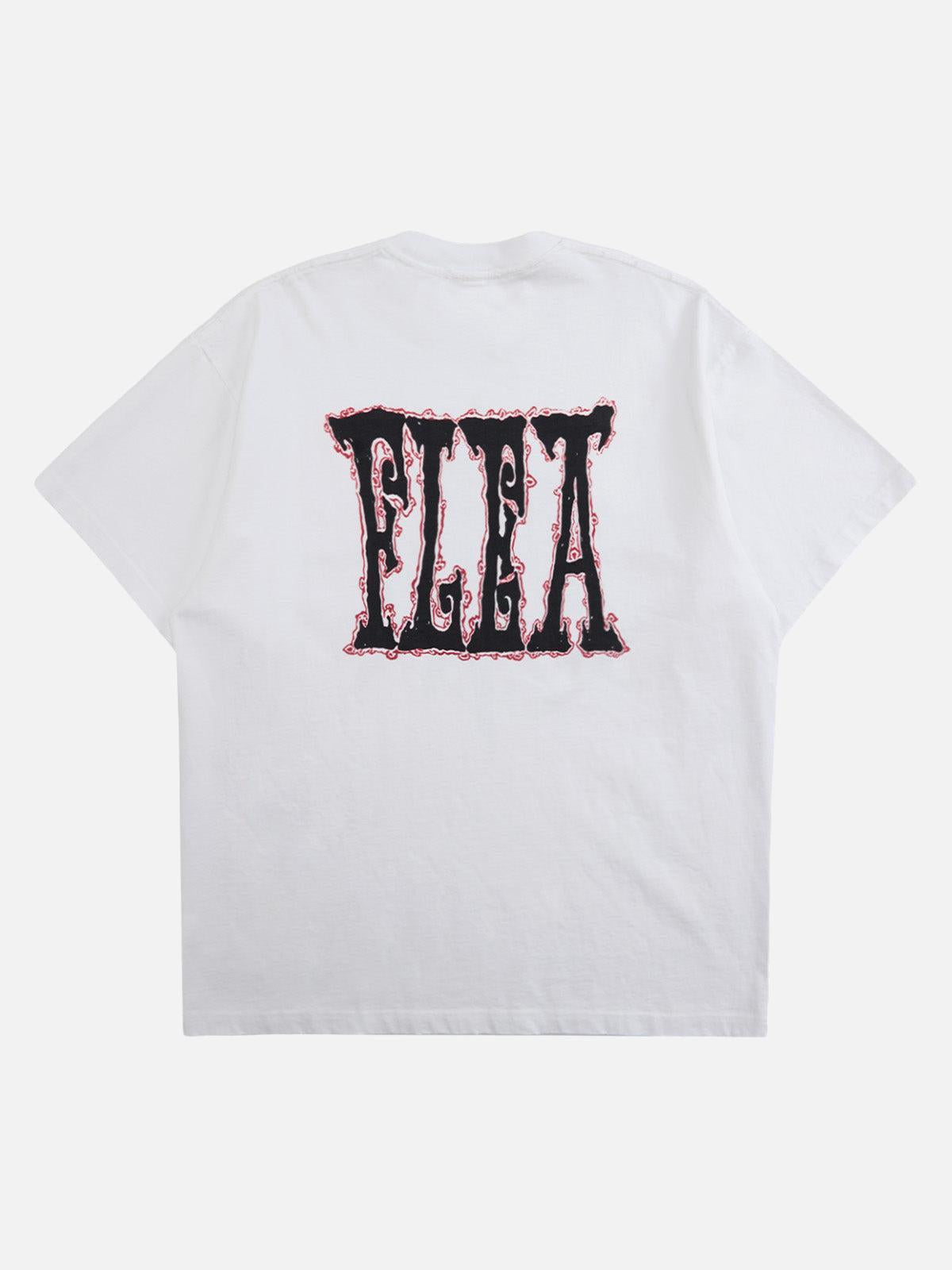 Concert Outfit Ink-Splashed Sun God Worn T-Shirt Concert Outfit Ink-Splashed Sun God Worn T-Shirt