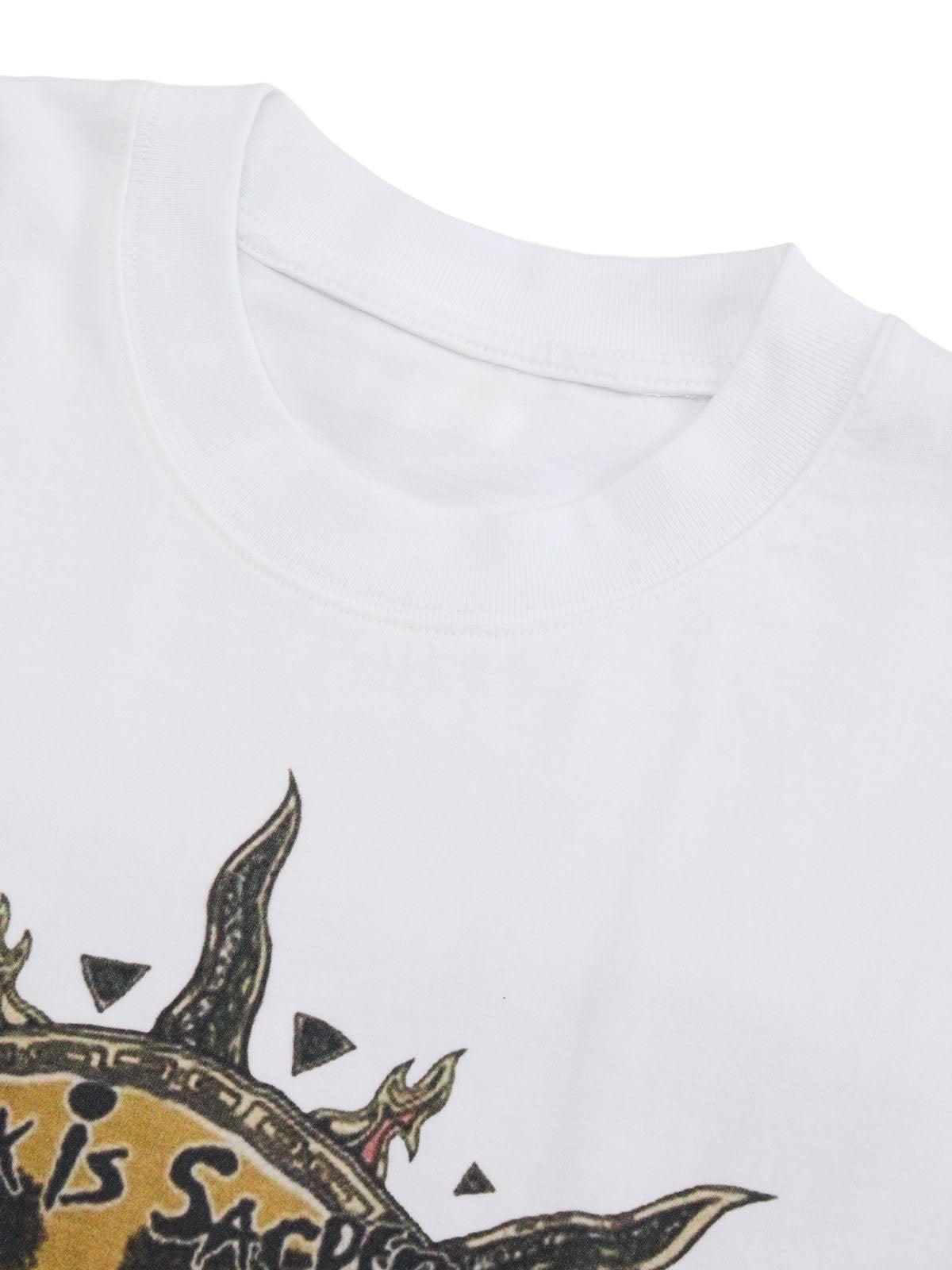 Concert Outfit Ink-Splashed Sun God Worn T-Shirt Concert Outfit Ink-Splashed Sun God Worn T-Shirt