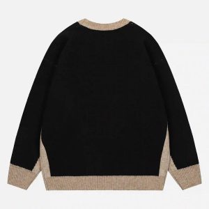 Concert Outfit Jacquard Butterfly Sweater