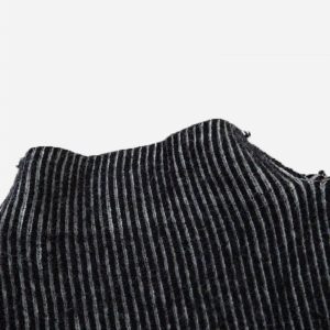 Concert Outfit Jacquard Half Turtleneck Knitted Sweater