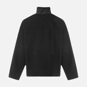 Concert Outfit Jacquard Stand Collar Sherpa  Jacket