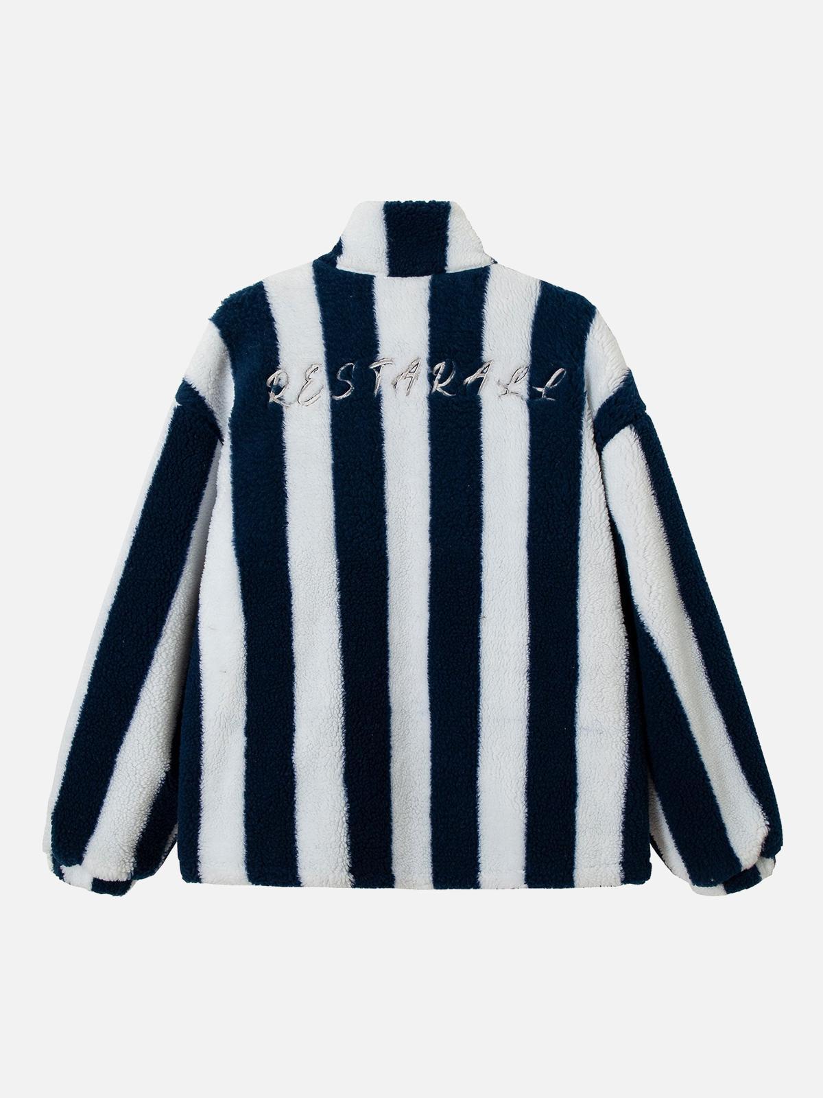 Concert Outfit Jersey Embroidered Cheetah Print Striped Sherpa Jacket Concert Outfit Jersey Embroidered Cheetah Print Striped Sherpa Jacket