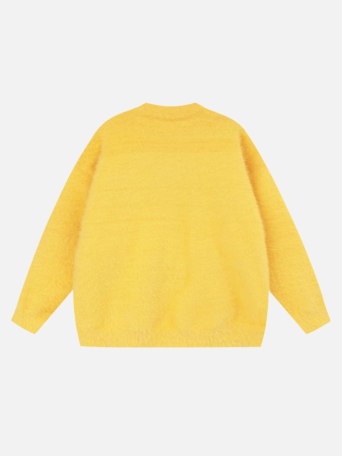 Concert Outfit Kitten Jacquard Mohair Sweater Concert Outfit Kitten Jacquard Mohair Sweater