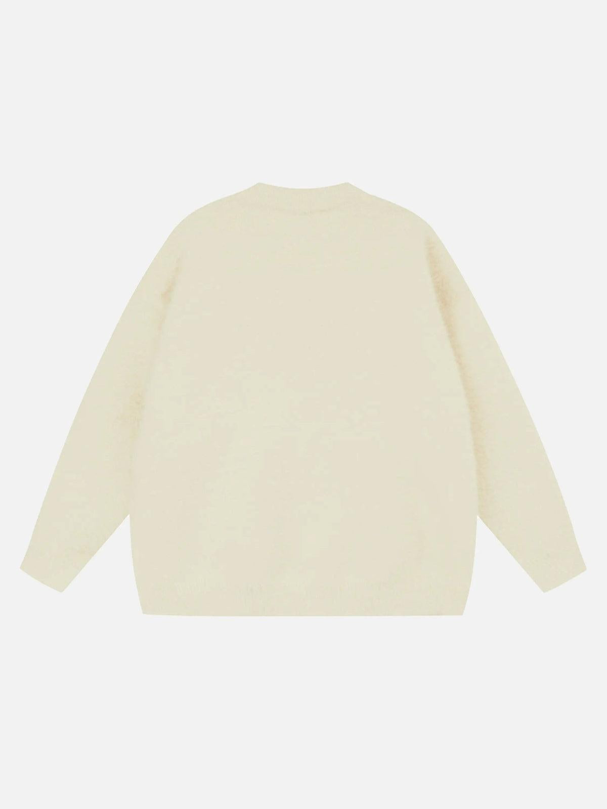 Concert Outfit Kitten Jacquard Mohair Sweater Concert Outfit Kitten Jacquard Mohair Sweater