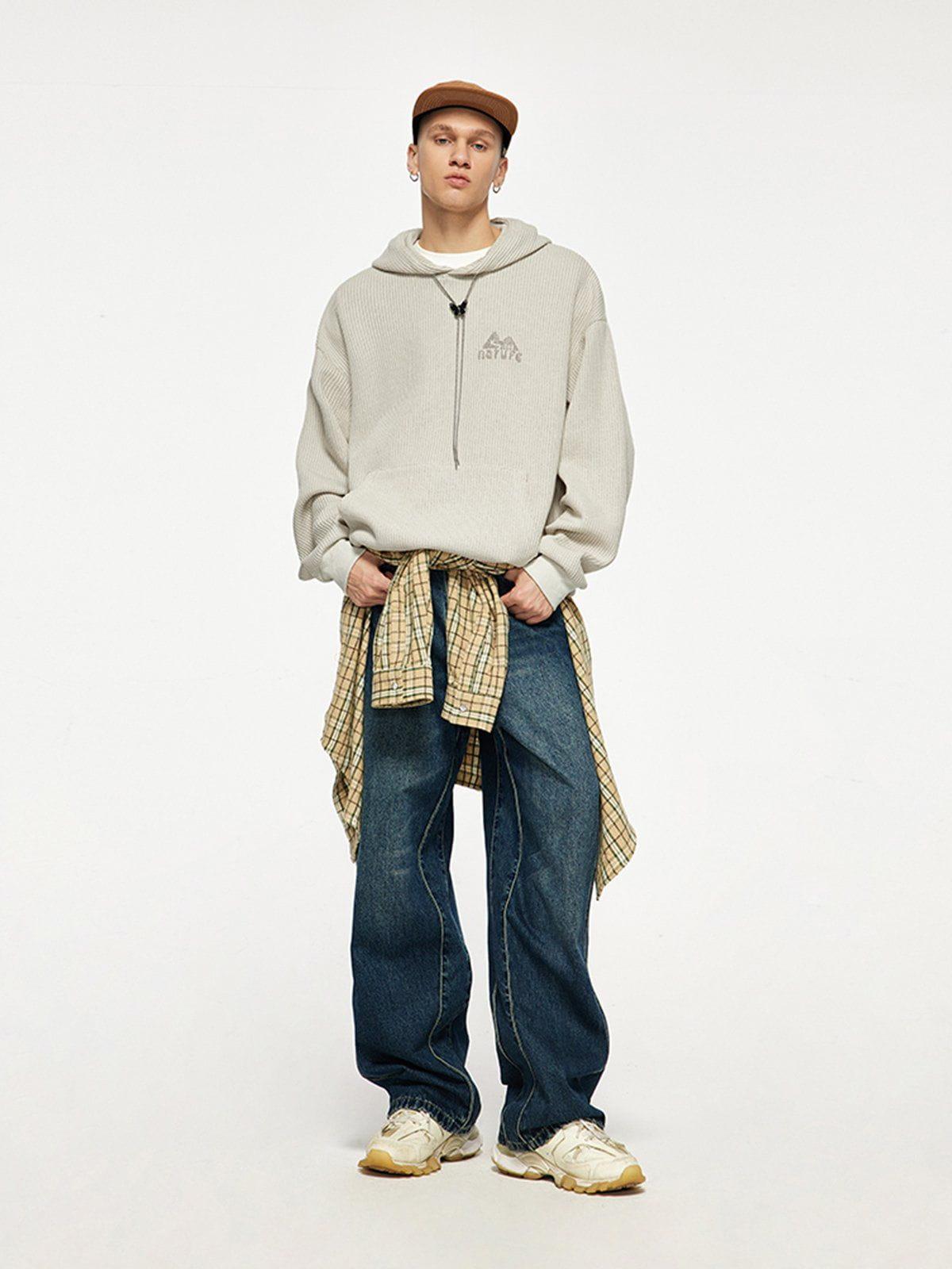 Concert Outfit Knit Solid Hoodie Concert Outfit Knit Solid Hoodie