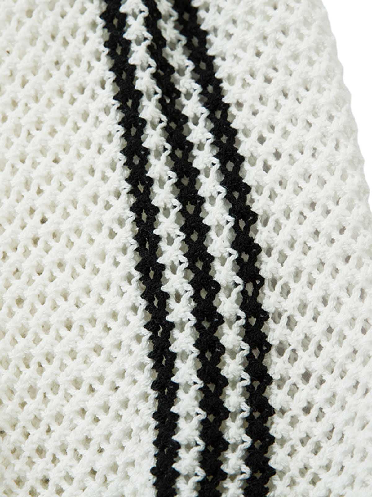 Concert Outfit Knitted Short Sleeve Polo Sweater Concert Outfit Knitted Short Sleeve Polo Sweater