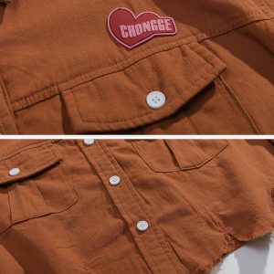 Concert Outfit Labeling Splicing Tee