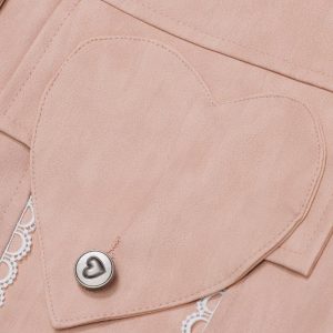 Concert Outfit Lace Washed Faux Leather Jacket