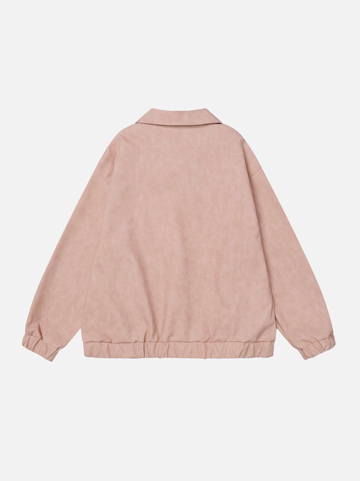 Concert Outfit Lace Washed Faux Leather Jacket Concert Outfit Lace Washed Faux Leather Jacket