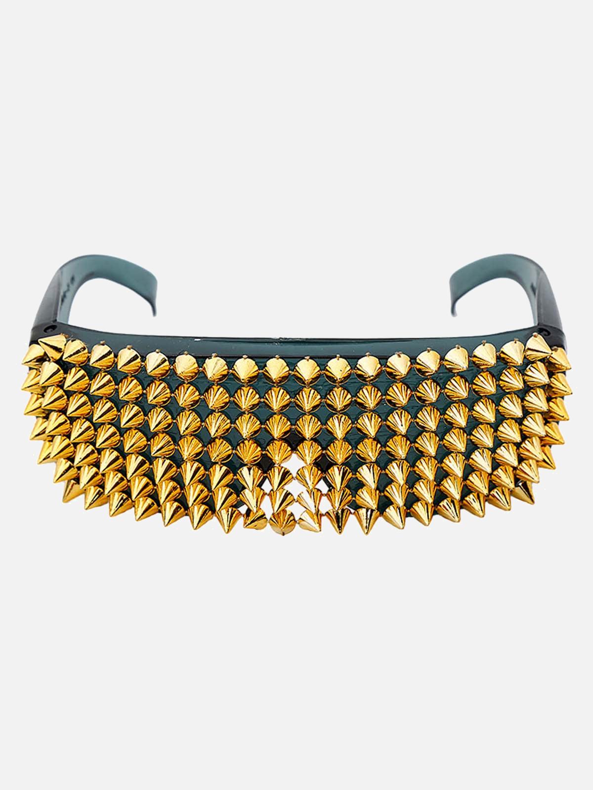 Concert Outfit Large Frame Outdoor Rivet Sunglasses Concert Outfit Large Frame Outdoor Rivet Sunglasses