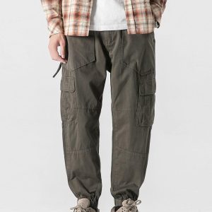 Concert Outfit Large Multiple Pockets Cargo Pants