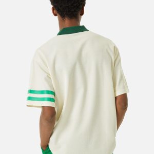 Concert Outfit Letter Embroidered Polo Shirt