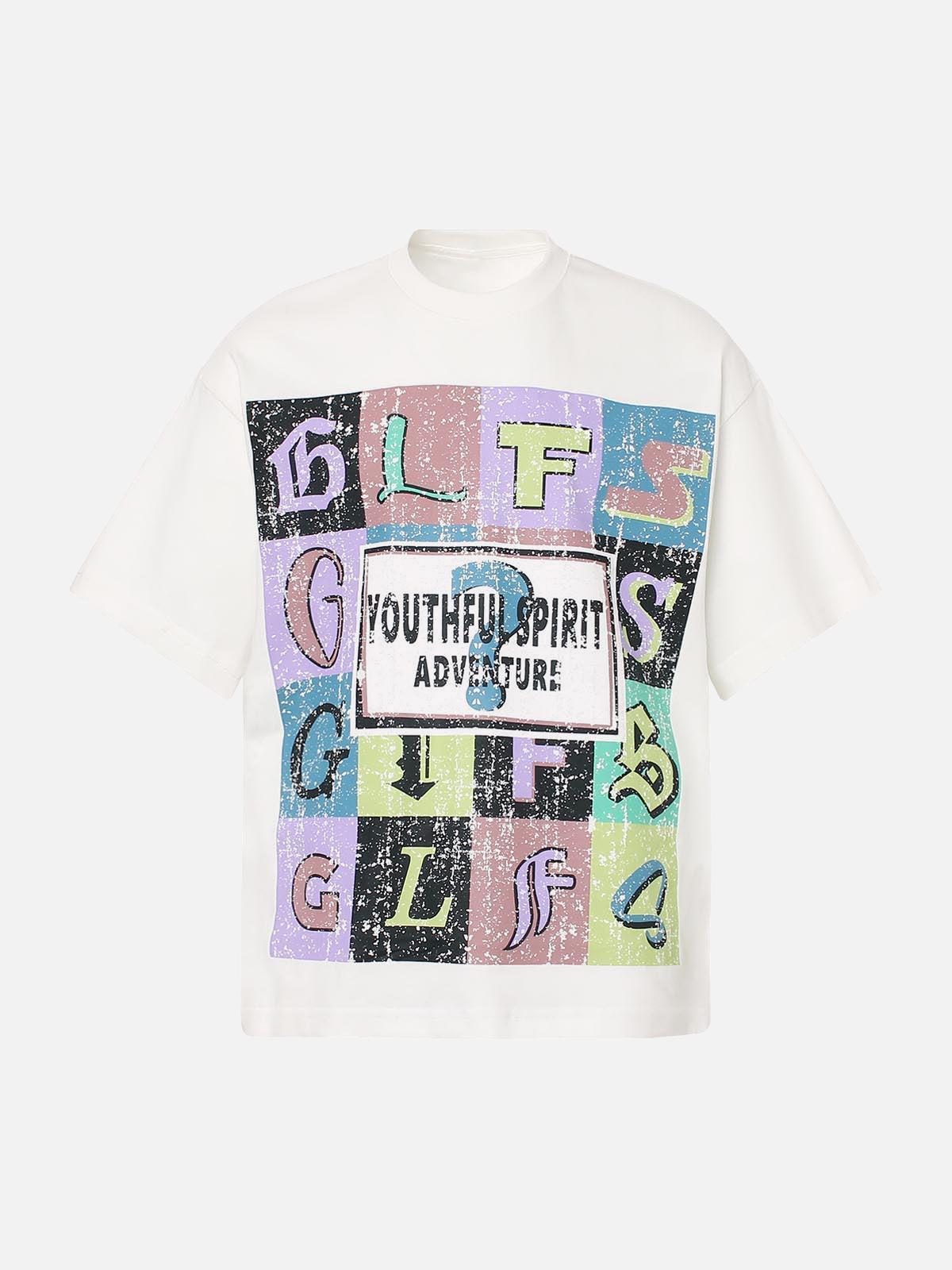 Concert Outfit Letter Graphic Crew-Neck T-Shirt Concert Outfit Letter Graphic Crew-Neck T-Shirt