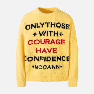 Concert Outfit Letter Graphic Sweater