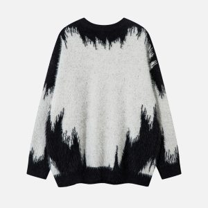 Concert Outfit Letter Jacquard Sweater